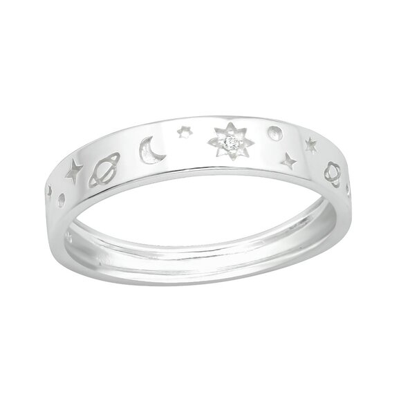 Martin Pere Jewelry - Sterling Silver Celestial Ring